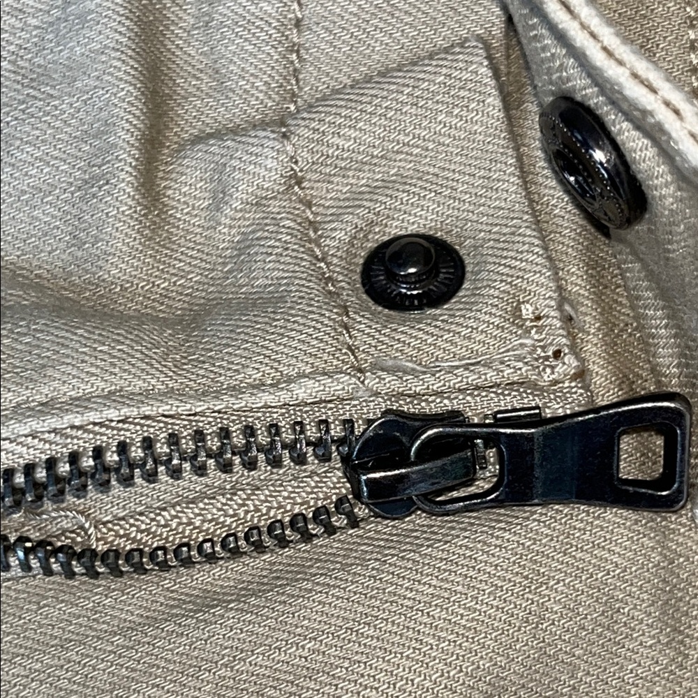Smoke Rise Men's Slim Tapered Fit Bottom Zipper Cargo Pants 36x32 Khaki Edgy - Picture 4 of 15
